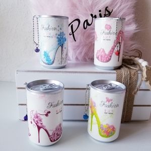 3/$25♥️ Mini Can Portable Fashion Heel Design Sanitizing Wet Wipes Keychain New